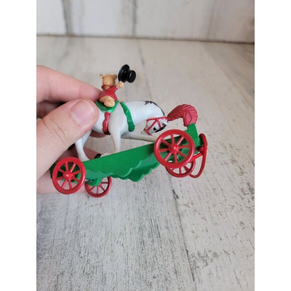 Hallmark a pony for Christmas teddy bear Top Hat ornament Xmas - Picture 5 of 6